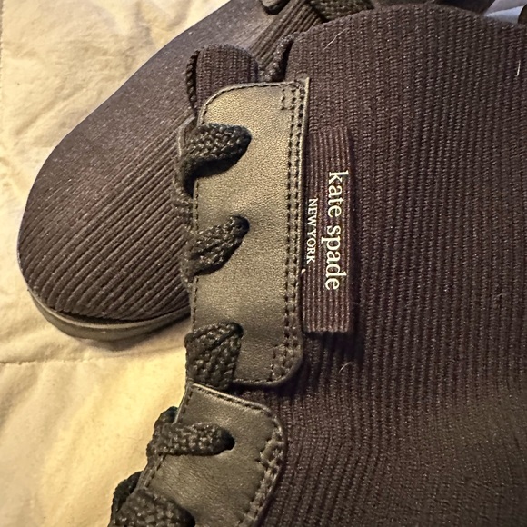 Kate Spade Black High Combat Boots size 39 / 9 - Picture 5 of 8